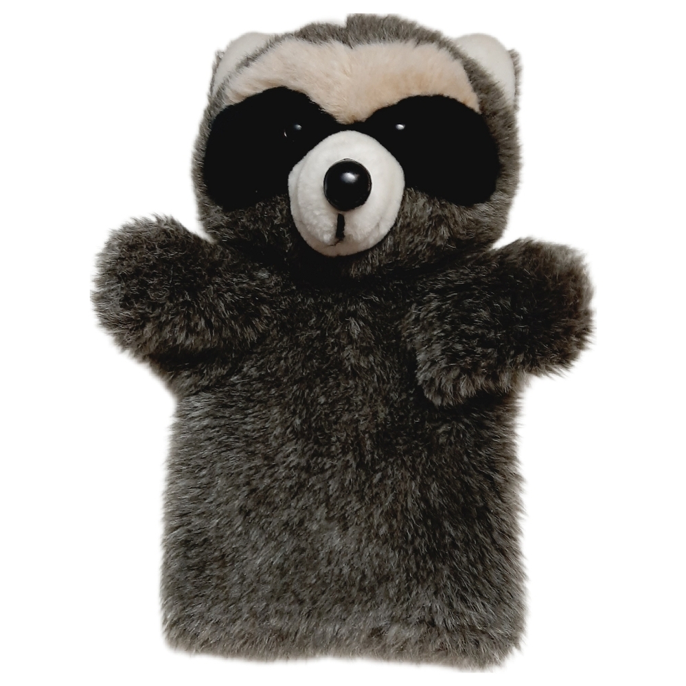 🍒 Vintage DAKIN Racoon 1984 Hand Puppet Plush Animal Kids Toy